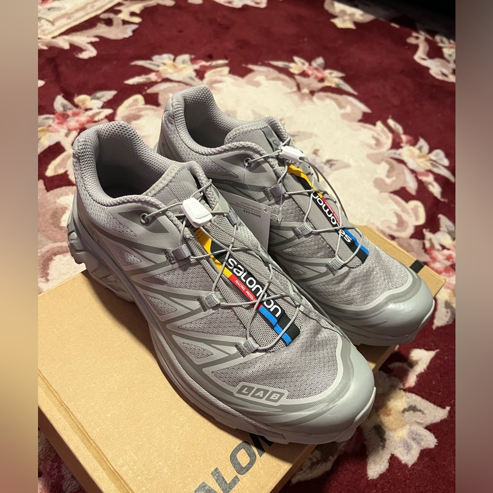 Salomon XT-6 Ghost Gray / Ghost Gray Shoes Size 9 Brand new with box